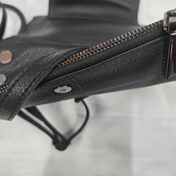 Hammitt Levy Wallet/Crossbody Black and Gunmetal - Picture 16 of 16